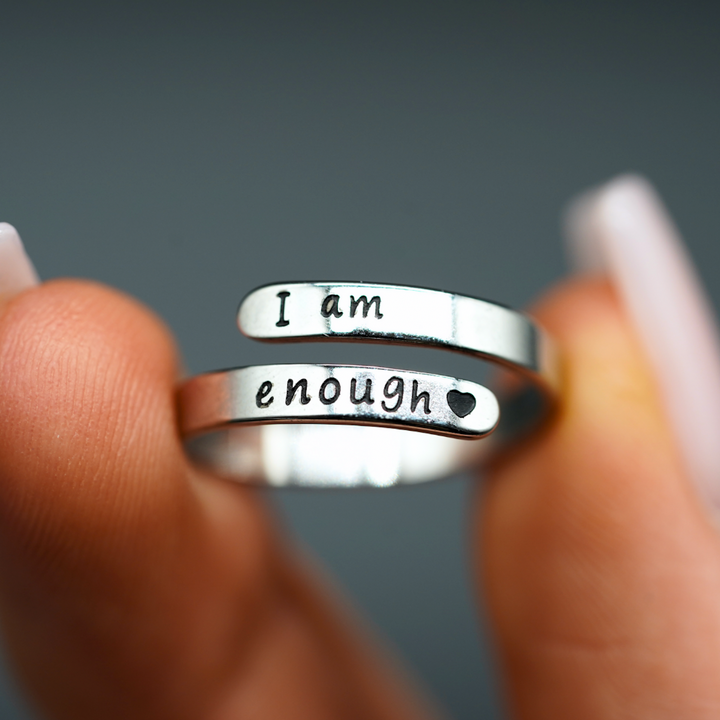 I Am Enough Customed Ring