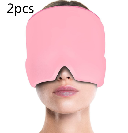 Ice Compress Headache Eye Mask Hat Relief For Migraines, Stress, And Tension Massage Tool