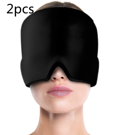 Ice Compress Headache Eye Mask Hat Relief For Migraines, Stress, And Tension Massage Tool