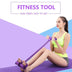 Portable Fitness Resistance Band with Pedal