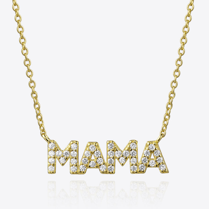 MAMA Zircon 925 Sterling Silver Necklace