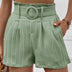 Belted Shorts with Pockets