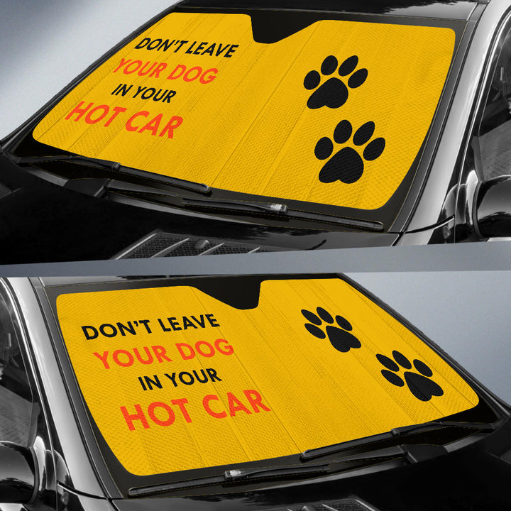 Don't Leave Your Dog in Your Hot Car Auto Sun Car Shades