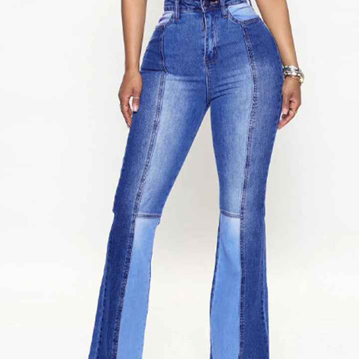 Wide Leg Raw Hem Jeans