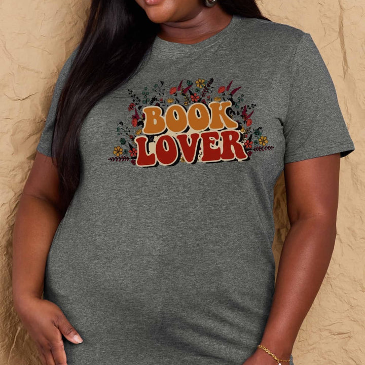 Simply Love Full Size BOOK LOVER Graphic Cotton Tee