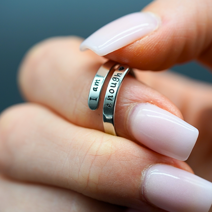 I Am Enough Customed Ring