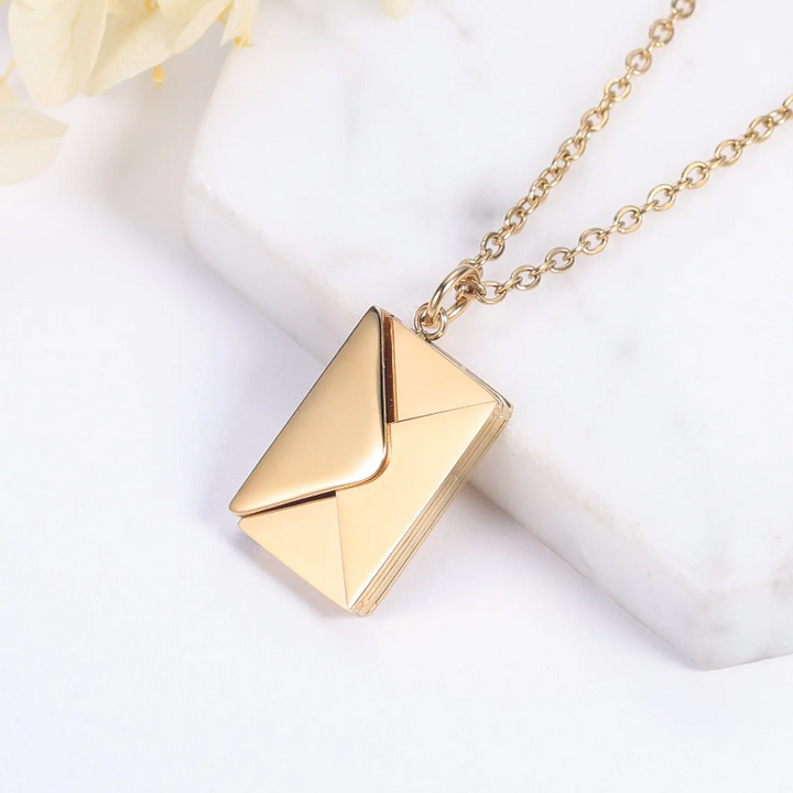 Sleek Envelope Necklace