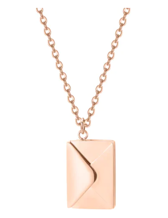 Sleek Envelope Necklace