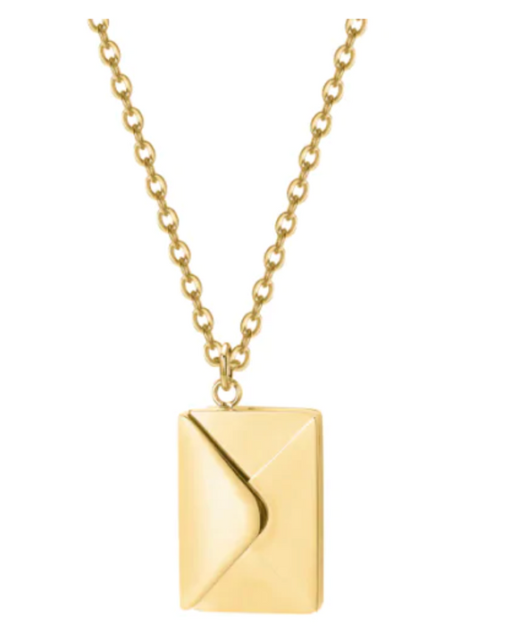 Sleek Envelope Necklace