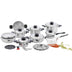 Versatile 28pc 12-Element T304 Stainless Steel "Waterless" Cookware