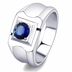 TK3459 - Stainless Steel Ring High polished (no plating) Men Synthetic Montana