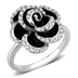 TK3577 - No Plating Stainless Steel Ring with Top Grade Crystal  in Clear