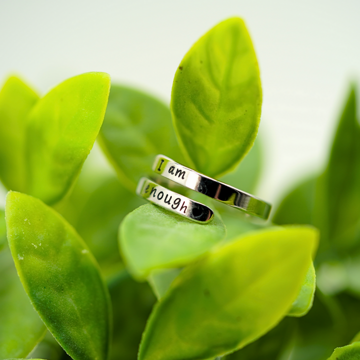 I Am Enough Customed Ring