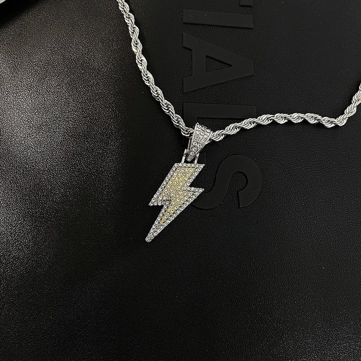 Lightning Icon Pendant Necklace